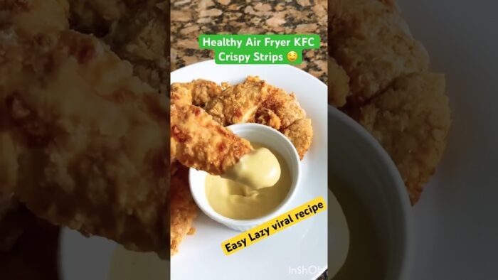 🤤Viral KFC Fried Chicken n Air Fryer #airfryerrecipes #kfc #healthy #shortsfeed #foodshorts #shorts