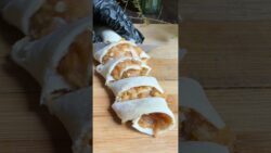 Viral Kebab Roll | Airfryer recipe #shorts #viralrecipe #youtubeshorts