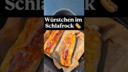 Würstchen im Schlafrock #rezept#airfryer #blätterteig #würstchen