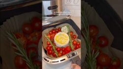 air fryer camembert | the easiest cheese appetizer | 15 min 180C/356F #airfryer #cheese #shorts
