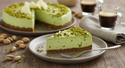 Cheesecake vasca de pistacho cremosa