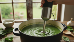 Crema de espinacas con queso: suave y nutritiva