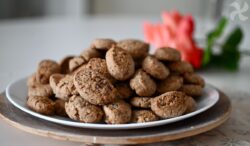 Galletas de mantequilla con chocolate y avena