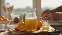 Helado de naranja sin heladera: 3 ingredientes