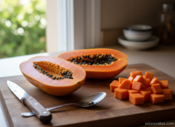 Macedonia tropical: receta refrescante con kiwi, papaya y carambola