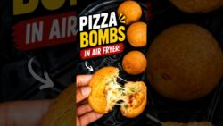 pizza bumbs recipe in air fryer #pizza #pizzabumbs #airfryerrecipe #viralsnacks #wheatflourpizza
