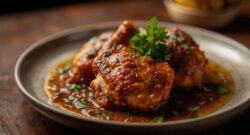 Pollo en salsa de la abuela receta tradicional casera con salsa deliciosa