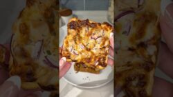 viral bbq chicken air fryer toast recipe 🍗🍞 #cooking #toast #bread #snacks #recipe #shorts #food