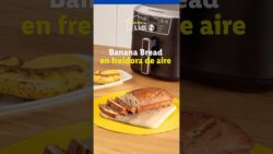 ¿Antojo de dulce? Este Banana Bread en freidora de aire es tu salvación 🍌 #shorts