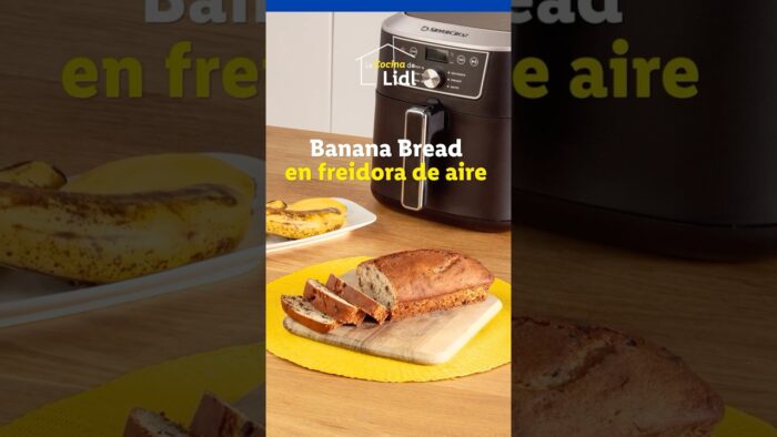 ¿Antojo de dulce? Este Banana Bread en freidora de aire es tu salvación 🍌 #shorts