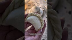 Слоенная самса с мясом