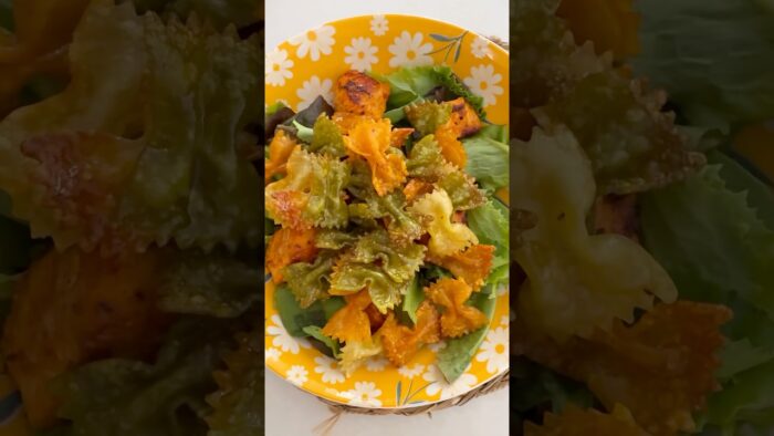 190* 12 ‘ airfryer. Primero cocemos la pasta, aove y hornear. #recetaviral #recetas #recetafacil