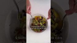 4 Summer Salads You Only Need To Prep Once! 🥗 #thermomix #thermomixtm7