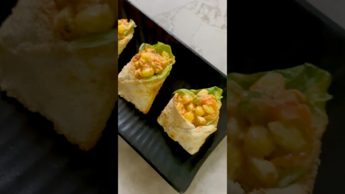 Air Fryer Bread Envelope(recipe in description box)#cheese #food #vegetarianrecipies #cooking