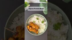 Air Fryer Chicken Rice Bowl Recipe | High Protein Indian Quick Dinner 🍗🍚