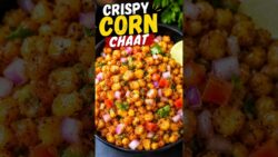 Air Fryer Crispy Corn in 10 Minutes Sweet Corn Recipe #snack #youtubeshorts #viral #airfryerrecipes