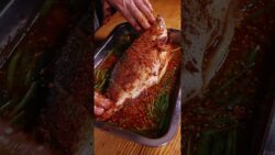 Air Fryer Sea Bass 🐟🔥 Crispy Roasted Fish Recipe | #Shorts