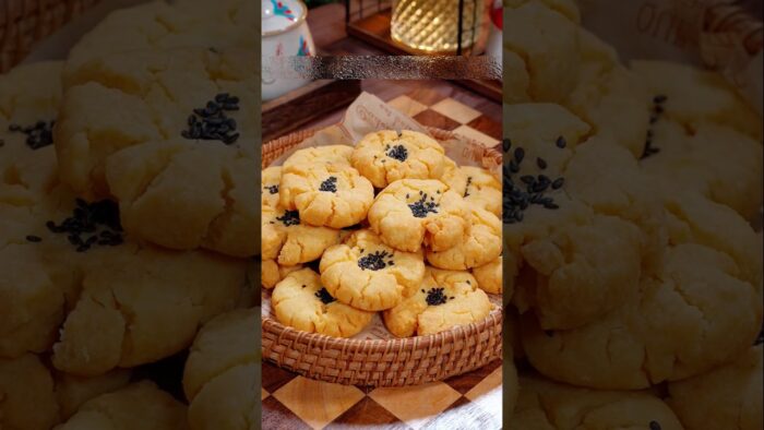 Air Fryer Walnut Biscuits Recipe 😍 | मुंह में घुल जाने वाले खस्ता अखरोट बिस्कुट #shortvideo #food