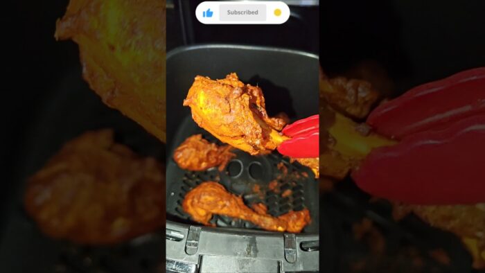 Airfryer…. chicken leg 🍗 pieces…#food #chicken #shorts #viral #trending