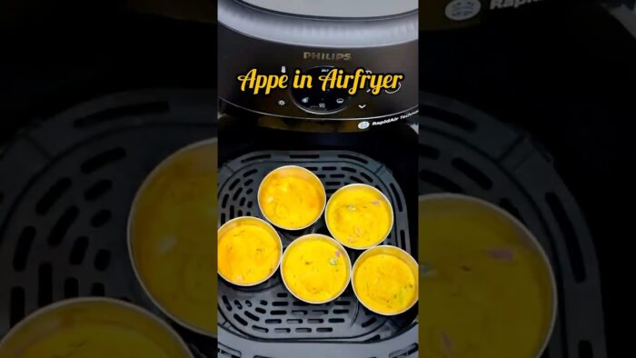 Appe in Airfryer 👌 #musttry #ytshorts #shortsfeed #recipe #trendingonshorts #appe #appam #southdish