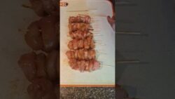 Brochetas de pollo 20 minutos  en #airfryer #deliciosas #recetasdeairfryer #recetas