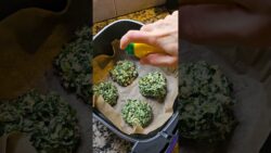 Buñuelos de acelga en Air Fryer #airfryer #freidoradeaire #buñuelos