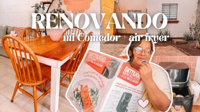 Cambié las SILLAS de mi COMEDOR+ nueva AIR FRYER✨RECETAS SALUDABLES!