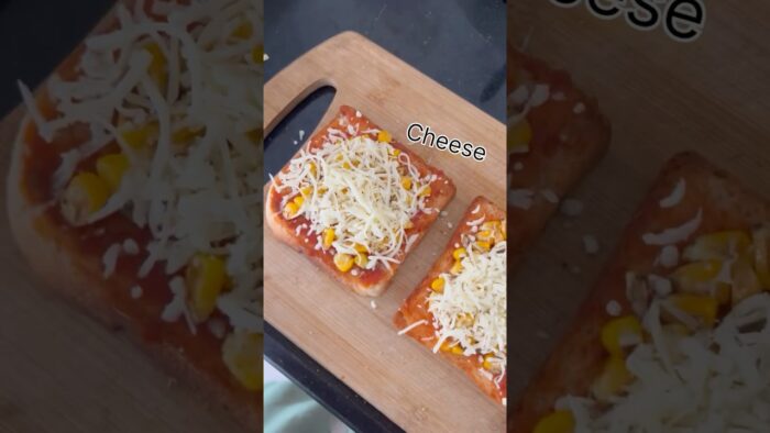 Cheesy Corn Toast in Airfryer | 5 mins Airfryer recipes | Quick snack recipe for binge watching
