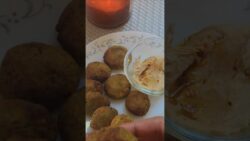 😳 Chickpeas + Broccoli = This? Quick Falafel recipe!!#food #cooking #airfryerrecipes #easyrecipe