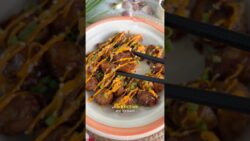 Chili Oil Chicken Pops | Easy Party Snack Recipe in Airfryer 🌶️🌯