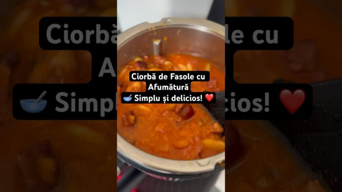 Ciorbă de Fasole cu Afumătură | Thermomix TM7 & TM6