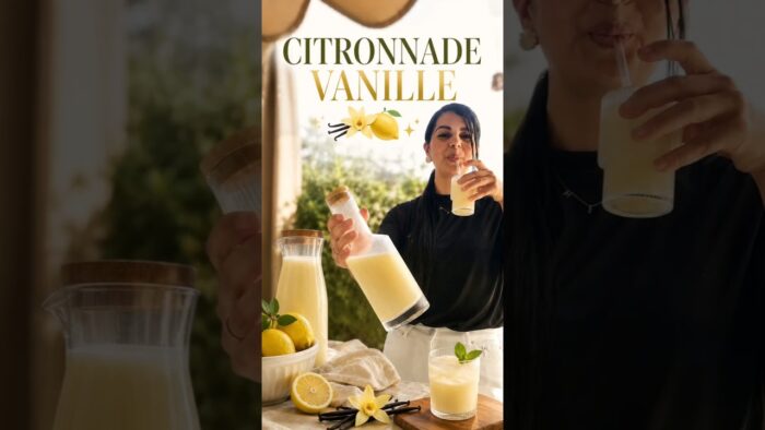 Citronnade vanille incroyable c’est la boisson de l’été 🍋💕 #thermomix #recette #food