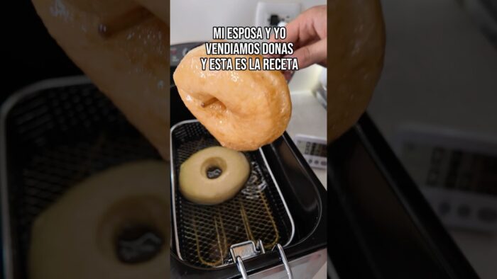 Con esta receta vendimos donas por años te recomiendo esta mi freidora es de @hamiltonbeach