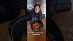 Coxinha de frango na air frayer  Perfeito