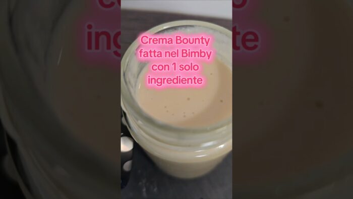 Crema Bounty fatta nel Bimby con 1 solo ingrediente. Seguimi su TikTok! #recipe #perte #food