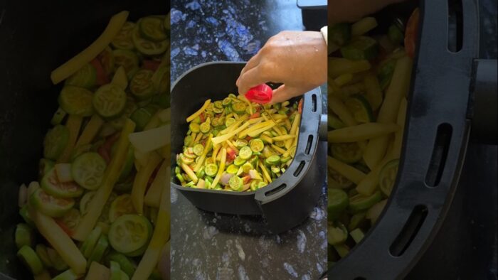Crispy Air -Fried Lvy Gourd…#shorts #youtubeshorts #shortsfeed #airfryer #recipe #food #viral #