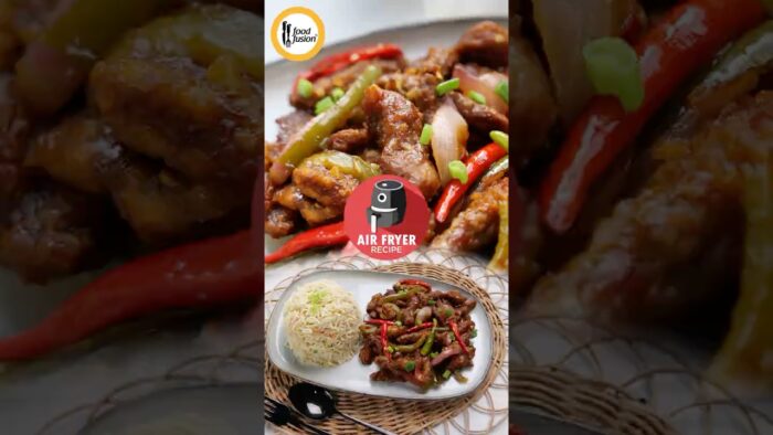Crispy Beef Chilli in Air Fryer Recipe by Food Fusion