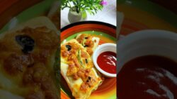🔥 Crispy Cheesy Chicken Tortilla Wrap | Air Fryer Mein Sirf 8 Minute! | Hiba Flavors #shorts #viral