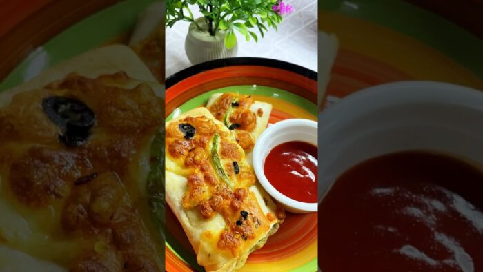 🔥 Crispy Cheesy Chicken Tortilla Wrap | Air Fryer Mein Sirf 8 Minute! | Hiba Flavors #shorts #viral