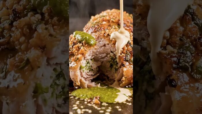 Crispy Moroccan Chermoula Chicken Thighs Air Fryer Recipe – Herb Crust Magic #Shorts