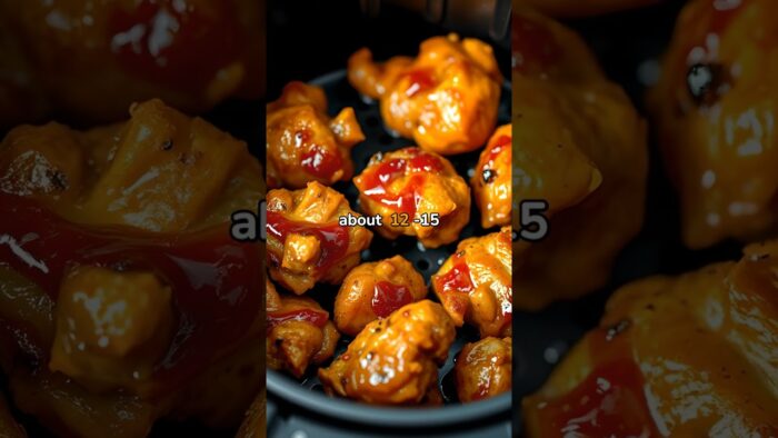 Delicious Air Fryer Filipino Chicken Adobo Bites #airfryer #recipe