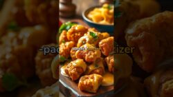 Delicious Air Fryer Hungarian Chicken Paprikash Bites #airfryer #recipe