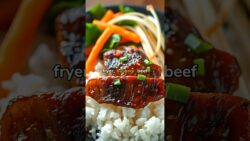 Delicious Air Fryer Korean Bulgogi Beef Strips #airfryer #recipe