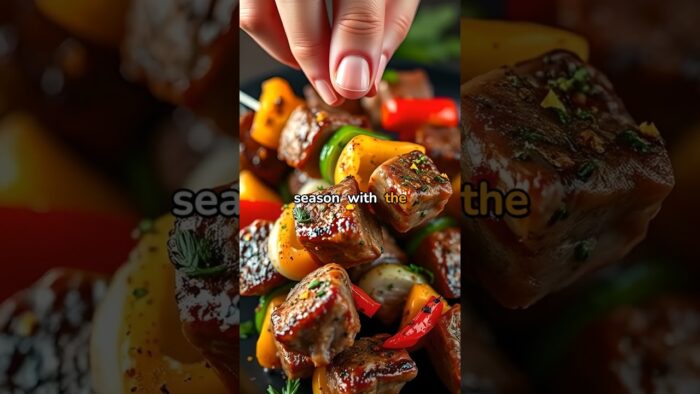 Delicious Air Fryer Turkish Lamb Kebabs in 60 Seconds #airfryer #recipe
