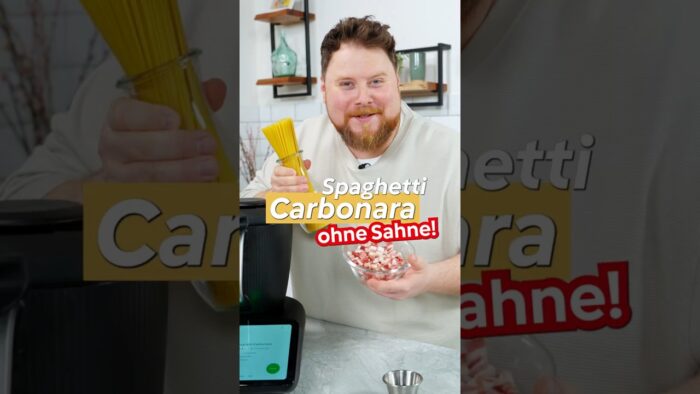 Die perfekte Carbonara aus dem Thermomix – cremig OHNE Sahne! #carbonara #thermomix