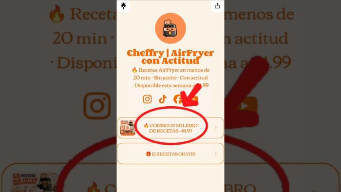 🤖 Dile a Cheffry qué tienes en la nevera