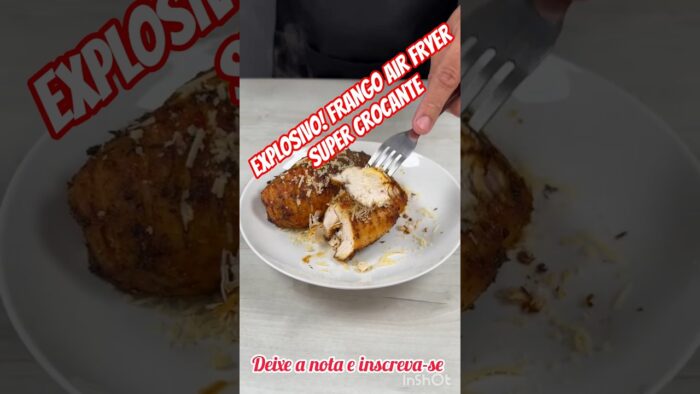 EXPLOSIVO! Frango Air Fryer Super Crocante 😱 | Crispy Air Fryer Chicken Recipe