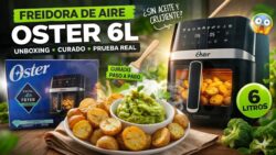Freidora de Aire Digital Oster 6L  😱l🥦  | Unboxing, Curado y Prueba Real Más Saludable?  👀