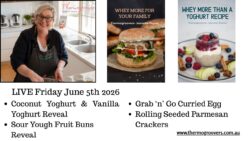 Friday LIVE June 5th, 2026 #coconutyogurt #thermomix #souryoughfruitbuns #parmesanseededcrackers