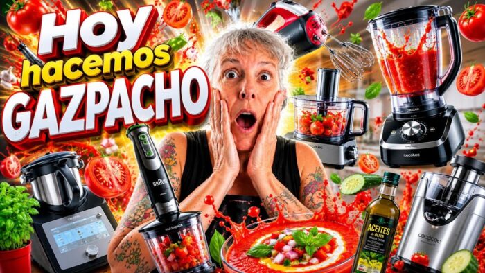 Gazpacho Andaluz: La receta de siempre en Thermomix